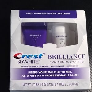 Crest Brilliance Whitening 2-Step Kit - Purple and White